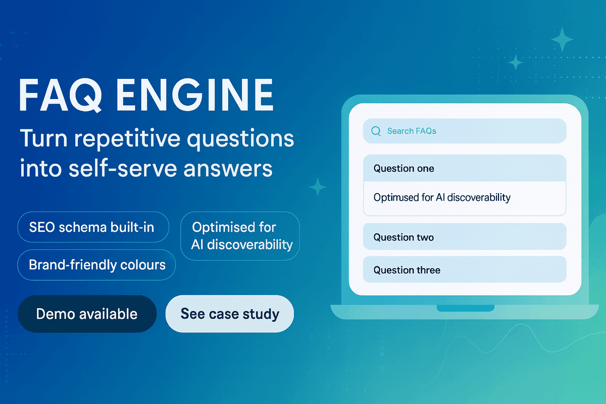 FAQ Engine: smart FAQs your customers actually use