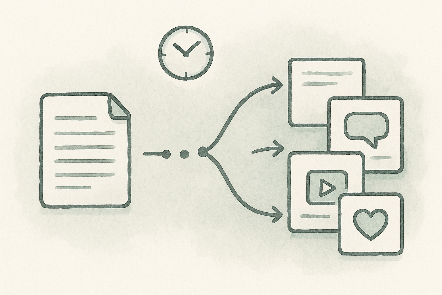 Social Spinner Agent – 1 article in, a week of posts out featured